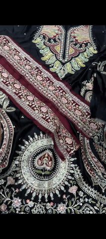 ✨ Regal Paisley – 2 Pc Embroidered Kaftan ✨