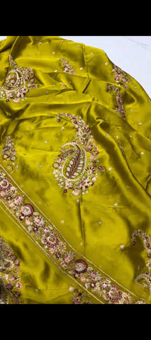 ✨ Silk Elegance — 2 Piece Embroidered Suit
