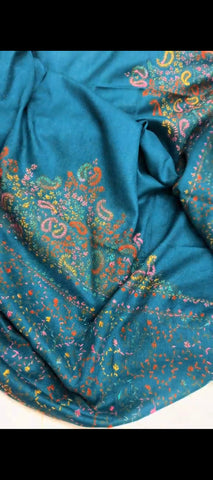 Embroidered Tanka Shawl