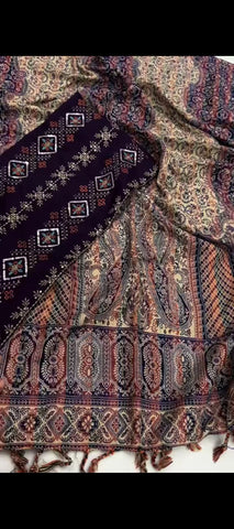 ✨ 3PC Winter Stuff Jora with Kashmiri Pashmina Shawl