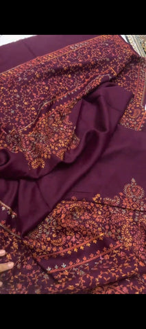 3-Piece Wool Embroidered Dress – Marganda