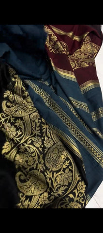 ✨ Royal Midnight 3-Piece Winter Suit with shawl