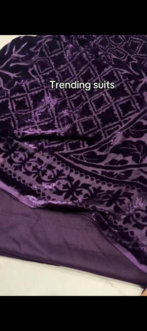 ✨ Winter Elegance – Wool Stuff Suit with Palachi Shawl