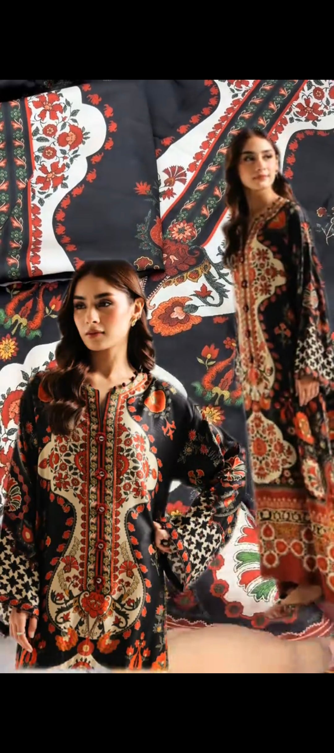 Ethnic silk 2pc