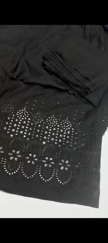 🖤 2PC Black Chicken Kari Suit ✨