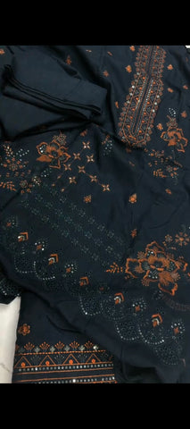 ✨ Midnight Rust – 2 Piece Dhanak Wool Suit
